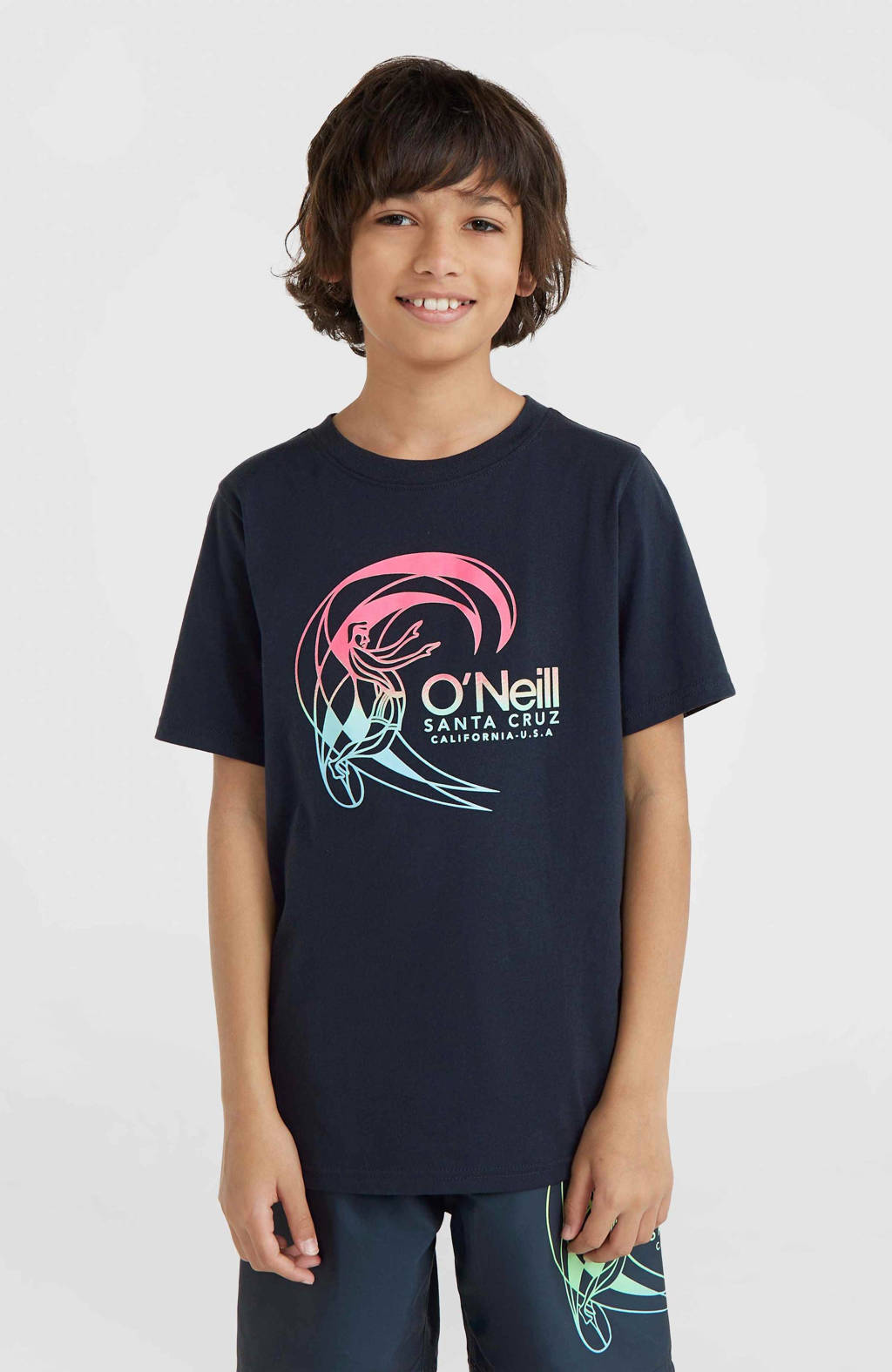 O'Neill T-shirt met printopdruk donkerblauw