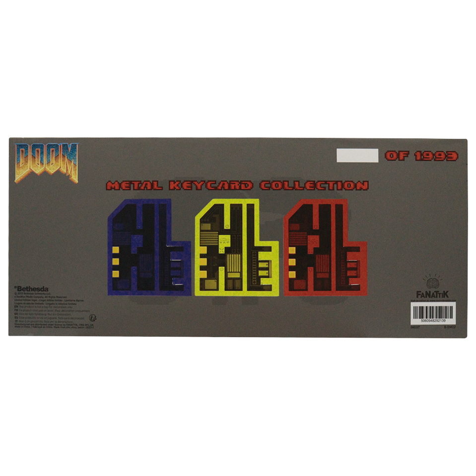 Doom 30th Anniversary Pixel Key Set of 3