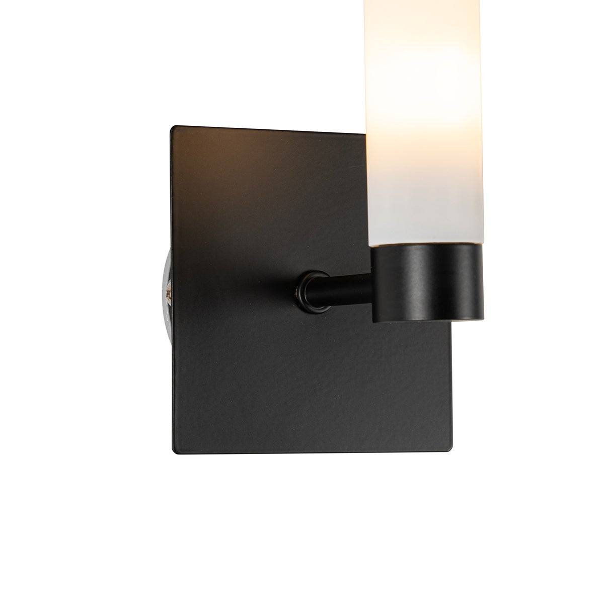 Moderne badkamerwandlamp, zwart, IP44 - Bad