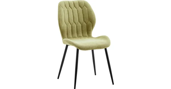 Polsterstuhl Andy Stoff lime
