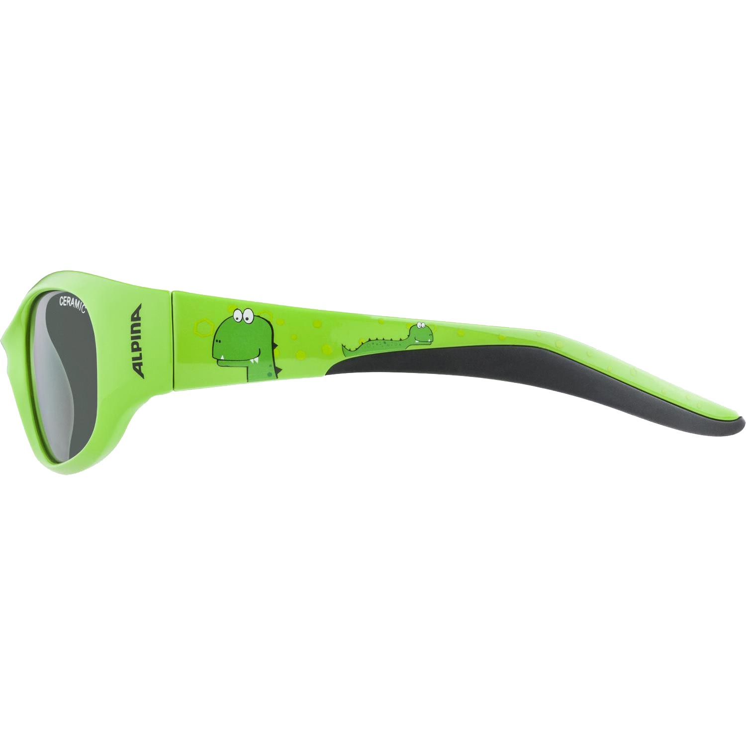 Alpina Flexxy Sonnenbrille Kinder green dino