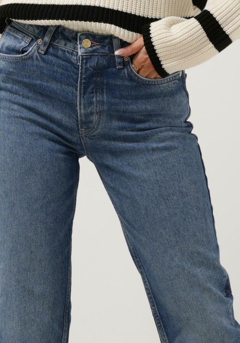 SCOTCH & SODA blauwe scotch & soda straight leg jeans seasonal essentials the sky straight jeans - windcatcher