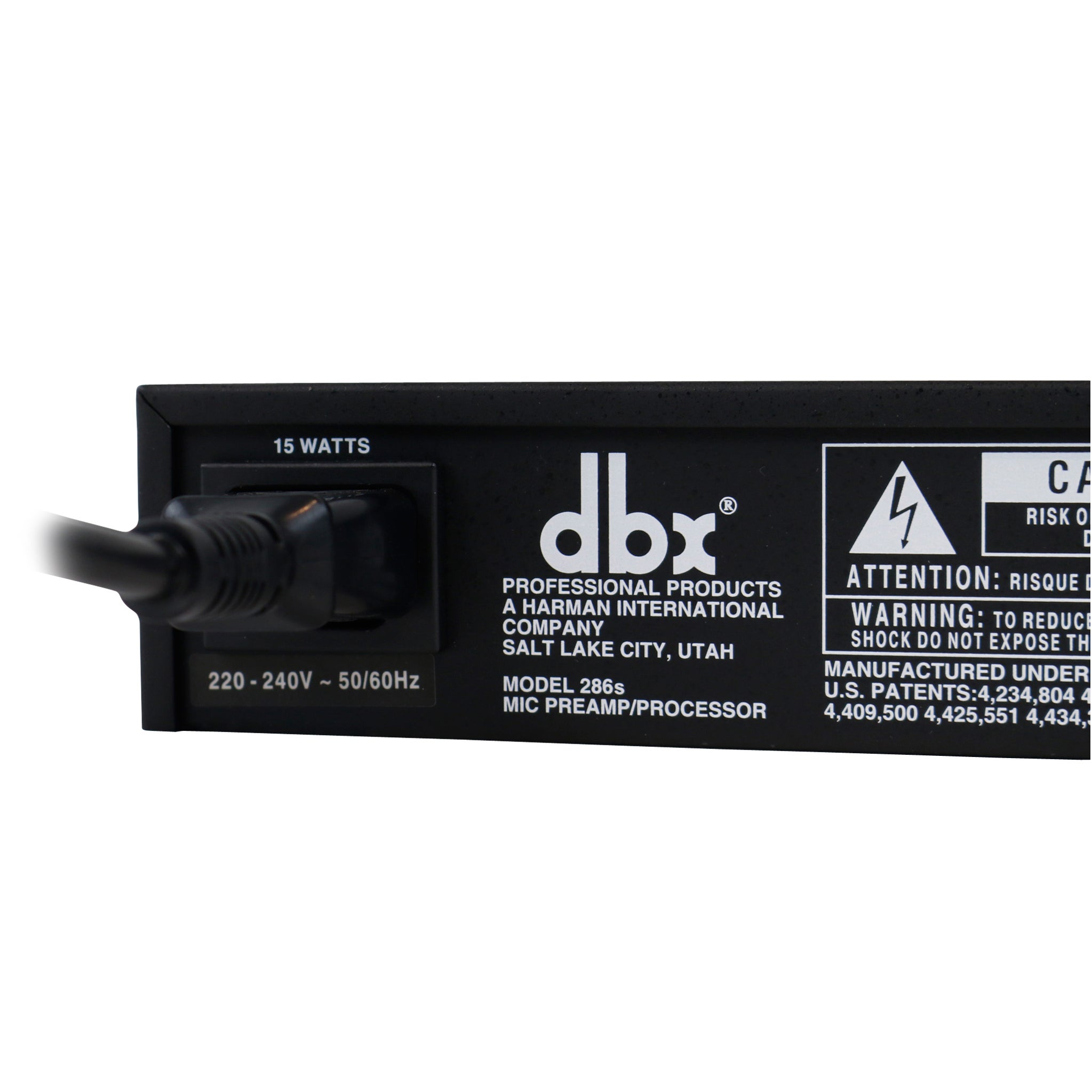DBX 286S microfoonvoorversterker