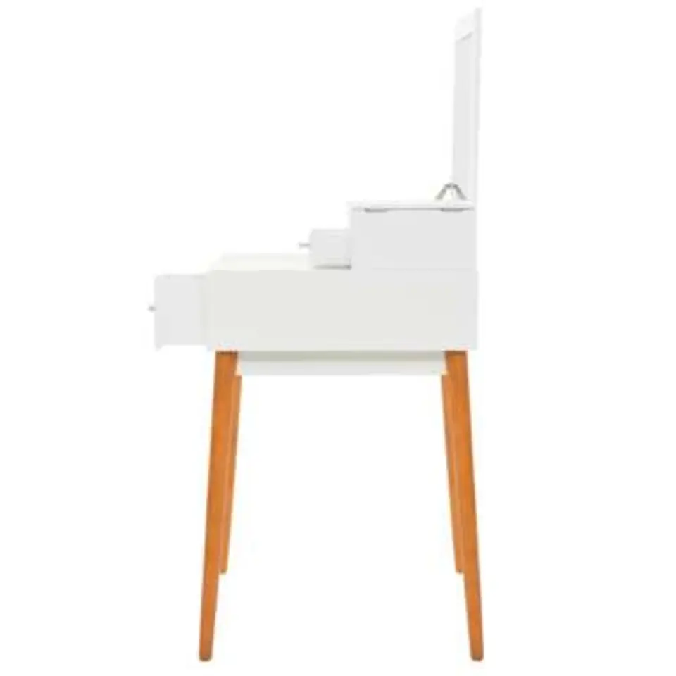 vidaXL - Kaptafel - Wit - MDF