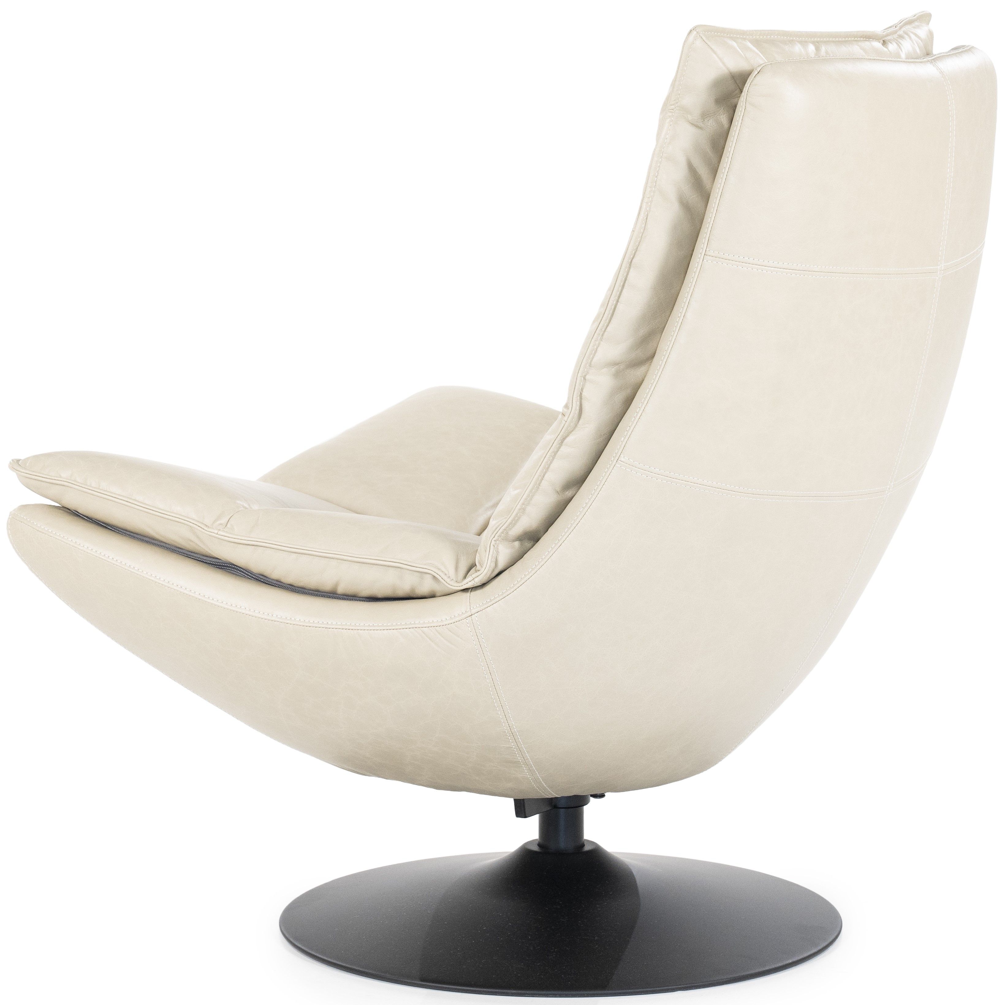 Draaifauteuil - beige boho leder | 95937 Sven B89 x D86 x H93 cm