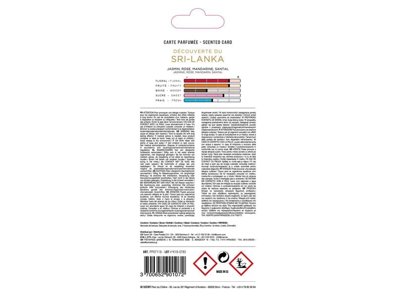 imao Parfums Découverte du Sri-Lanka Eine Reise der Sinne rund um die Welt