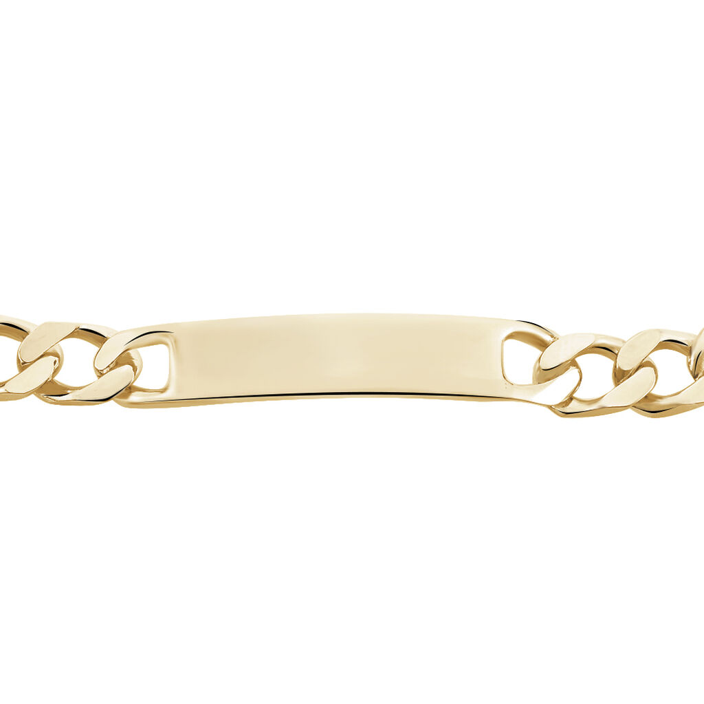 Bracelet Identité Bixente Plaqué Or Jaune