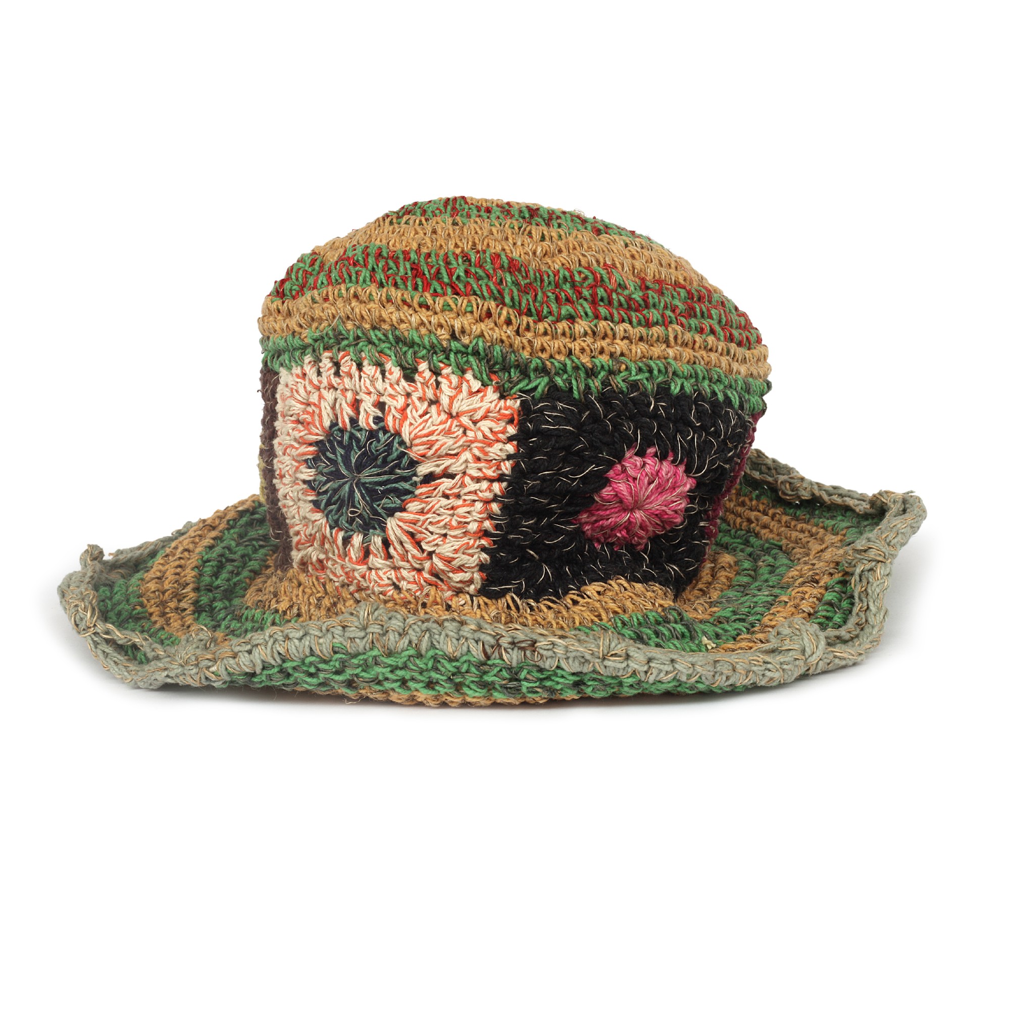 Sommerhut, multicolor, aus Hanf und Baumwolle günstig bestellen