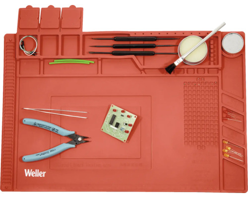Weller hittebestendige soldeermat, maat M