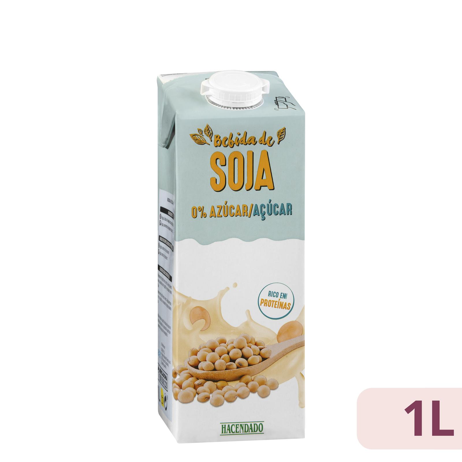 Boisson au soja Hacendado 0% de sucre