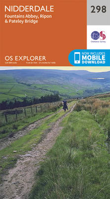 Nidderdale - OS Explorer Map 298 (Sheet map, folded)