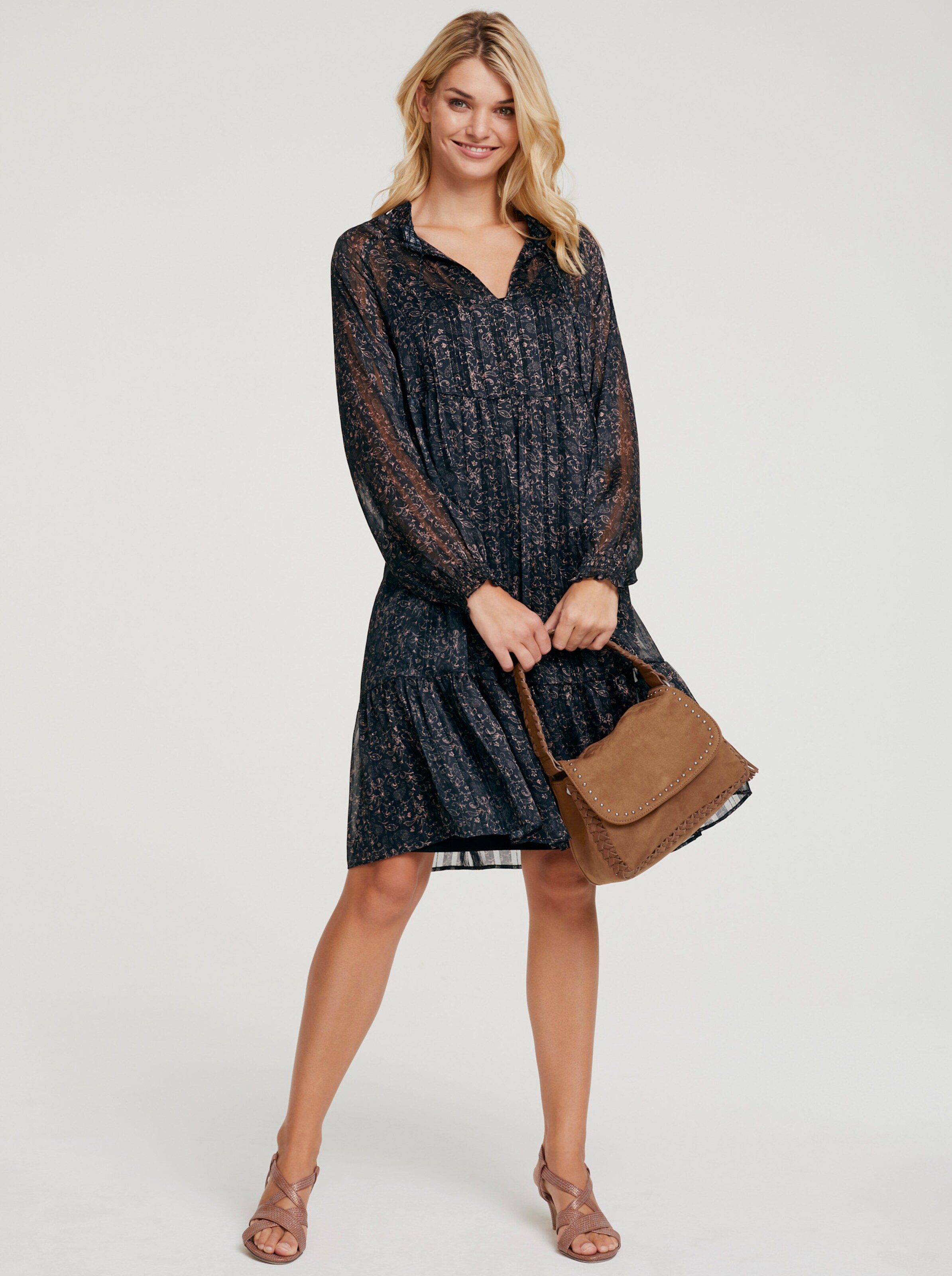 Druck-Kleid