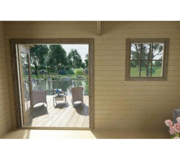 Weka Weekendhaus 155, ca. B500/H358/T690 cm