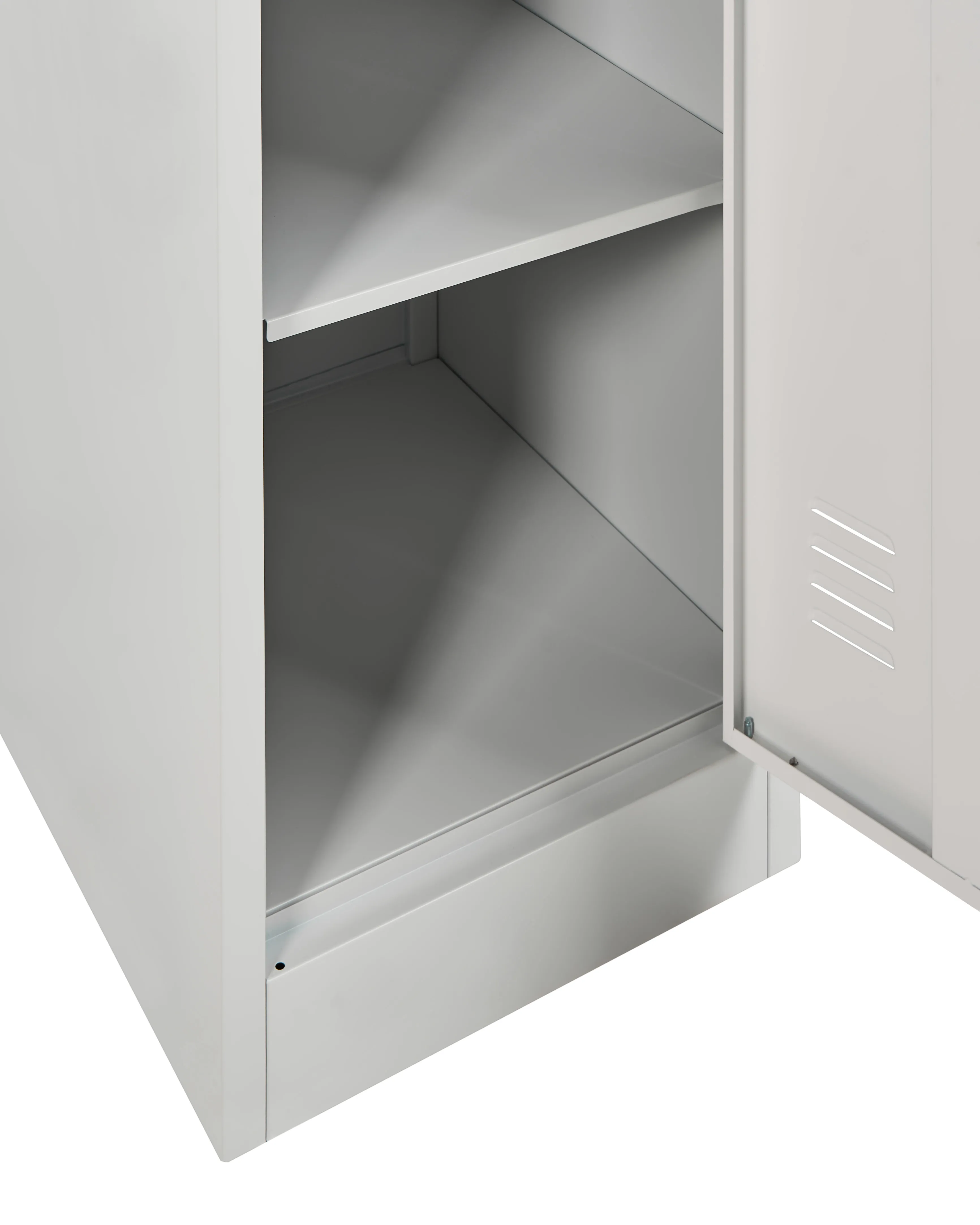 Locker met 2 deuren ATHLETE Metaal Grijs/wit