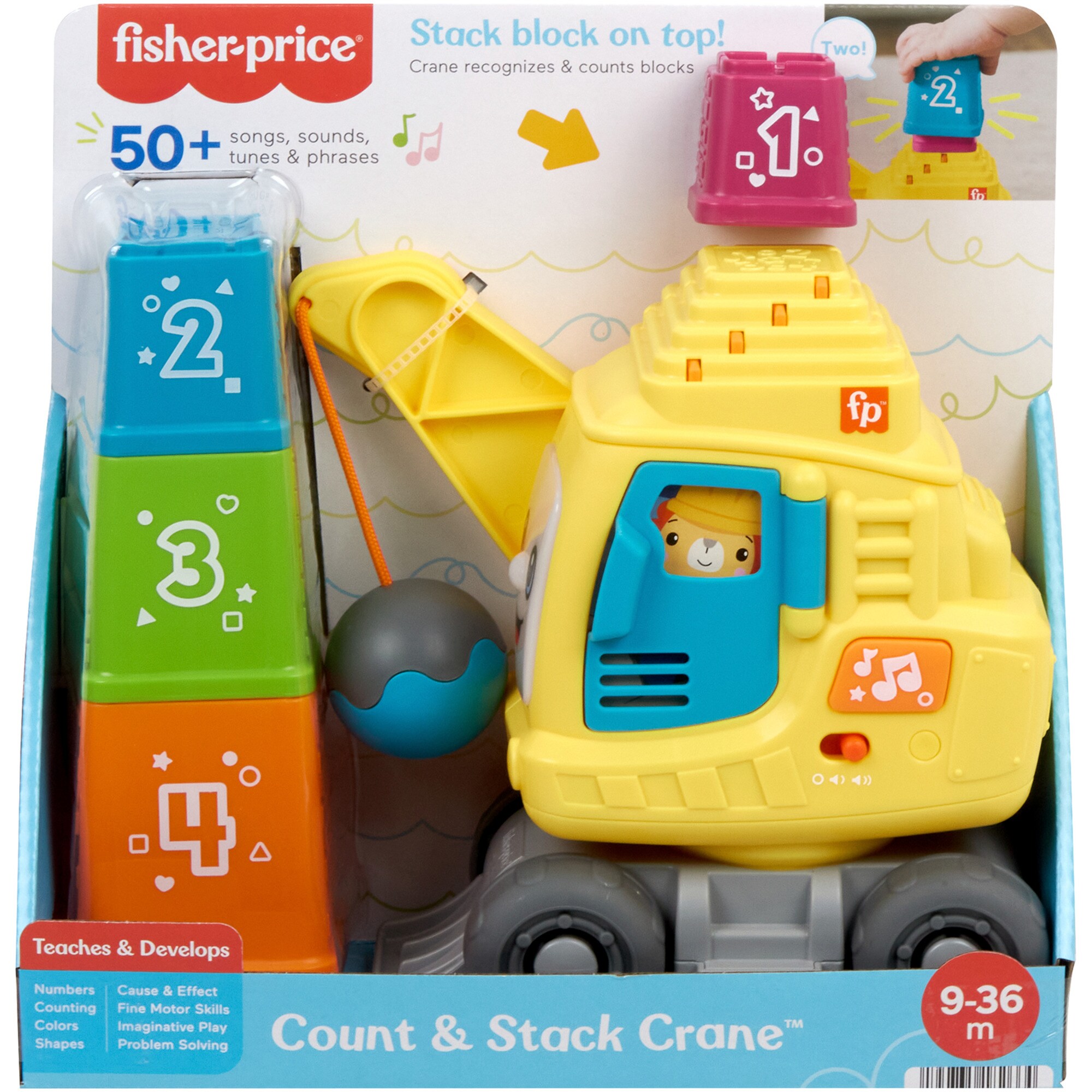 Mattel Geschicklichkeitsspiel Count & Stack Crane