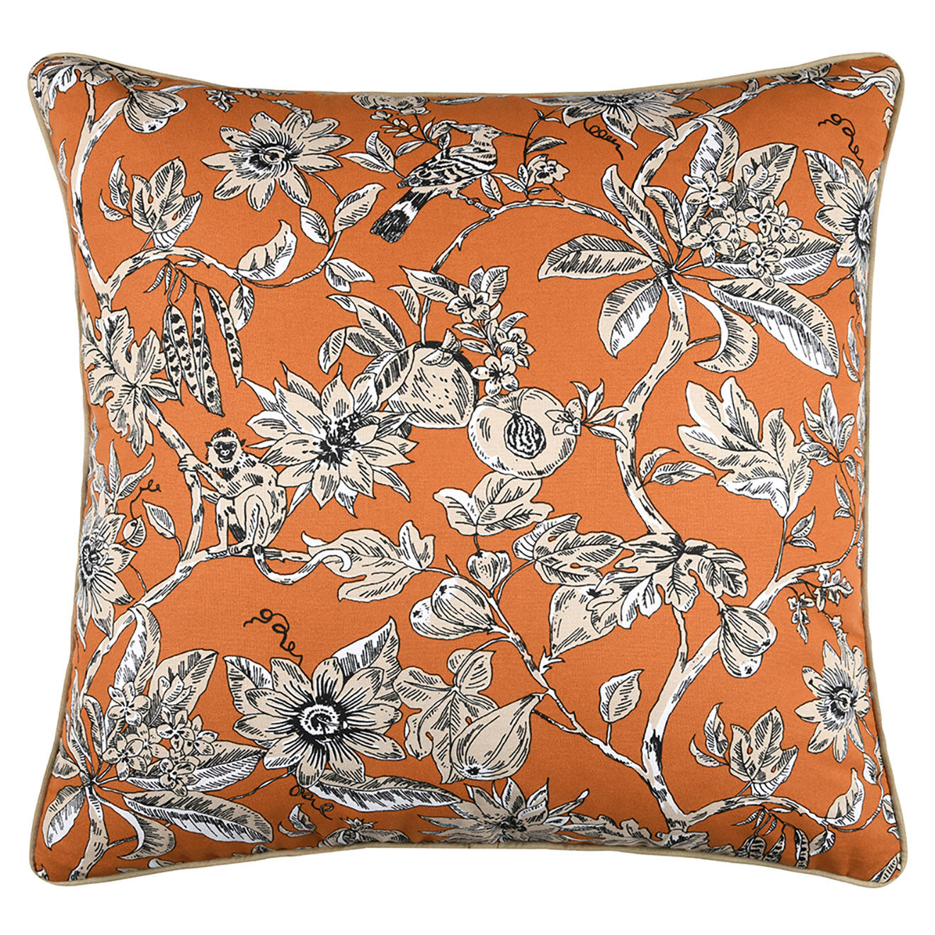 Stof Coussin Azara Aveyron orange - 50x50 cm