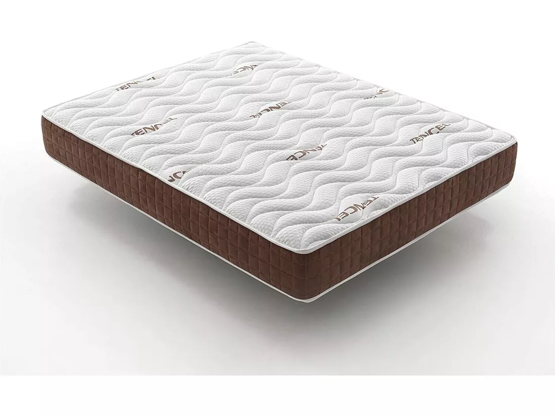 Matelas 160x200 mousse visco ergo anatomique | mousse h.r. Haute densité | épaisseur 19 cm | triple couche system - double face été-hiver