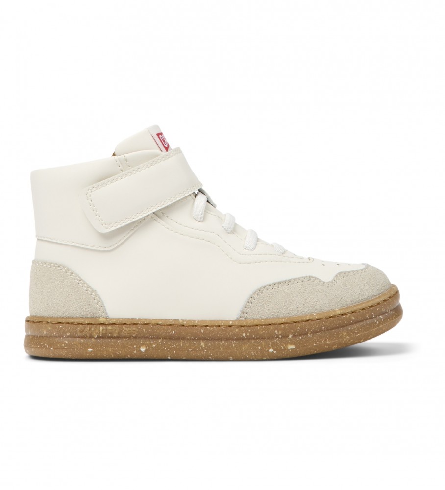 Botas de cano curto Camper Runner Four em couro branco