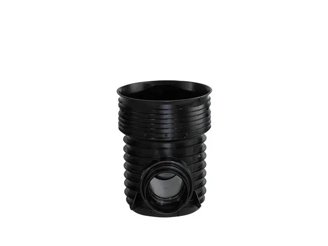 Rense-insp.brønd 425-200mm T1 - lige gennemløb for glat rør. Wavin Tegra