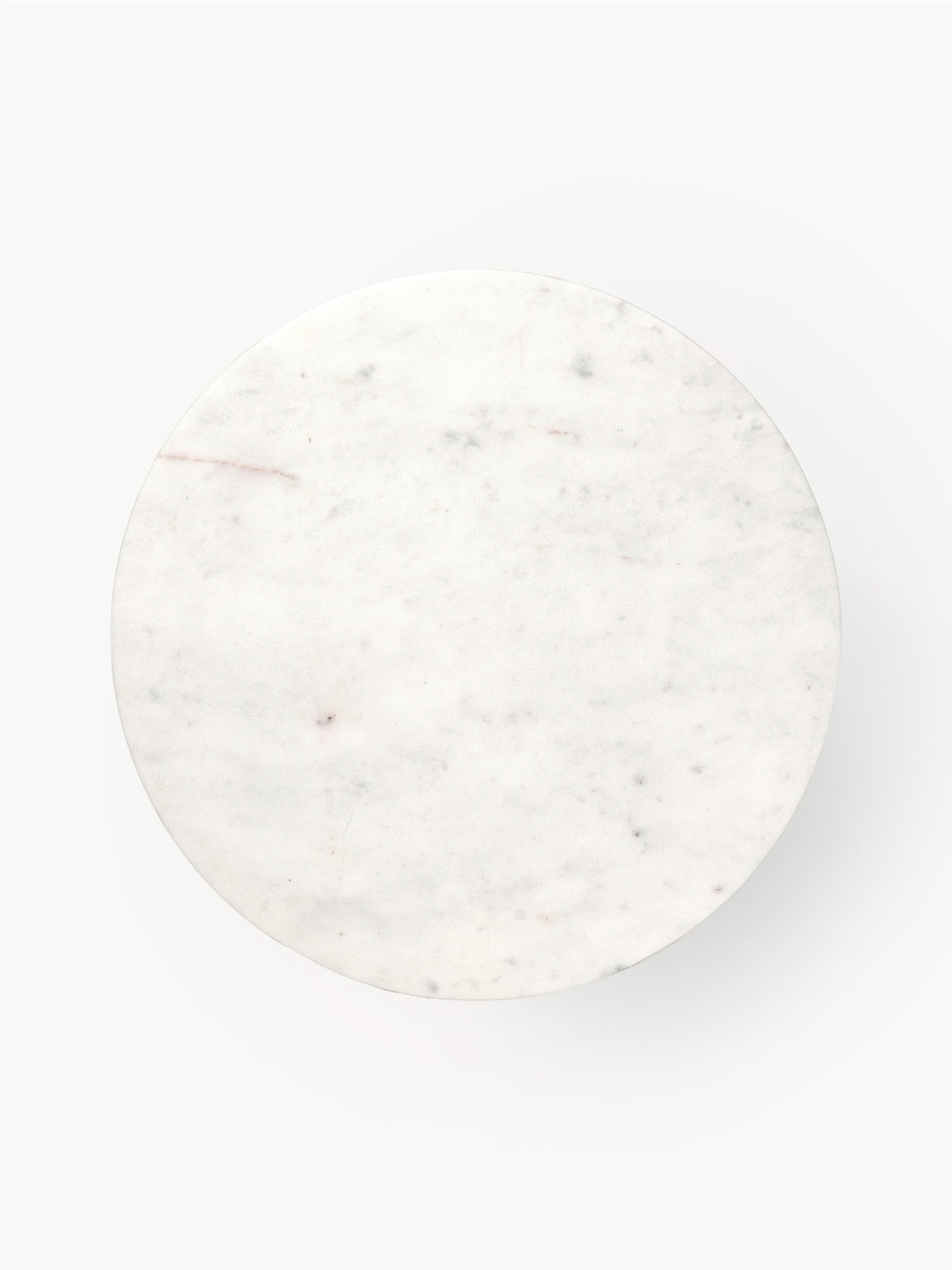 Ronde marmeren bijzettafel Alys