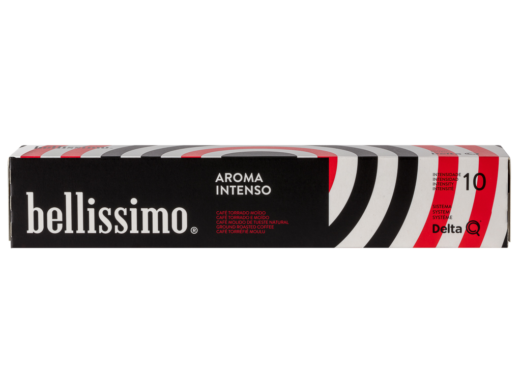 CÁPSULAS BELLISSIMO AROMA INTENSO INTENSIDADE 10 10UN COMPATIVEL DQ