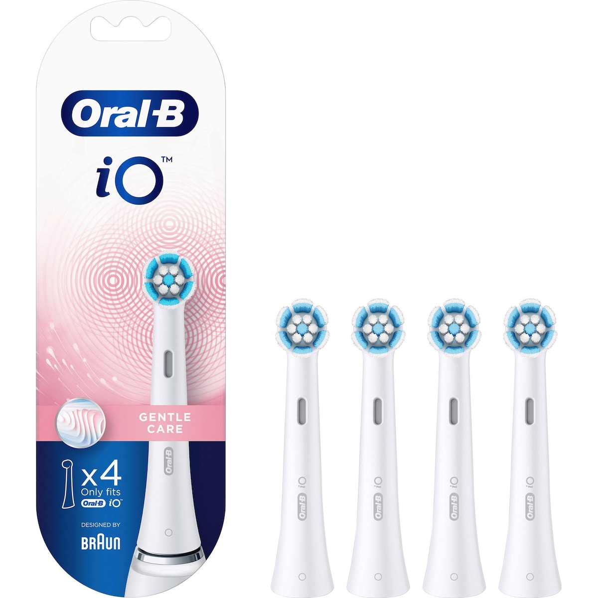 Oral-B iO Gentle Care refill for tannbørstehoder 343554 (hvit)