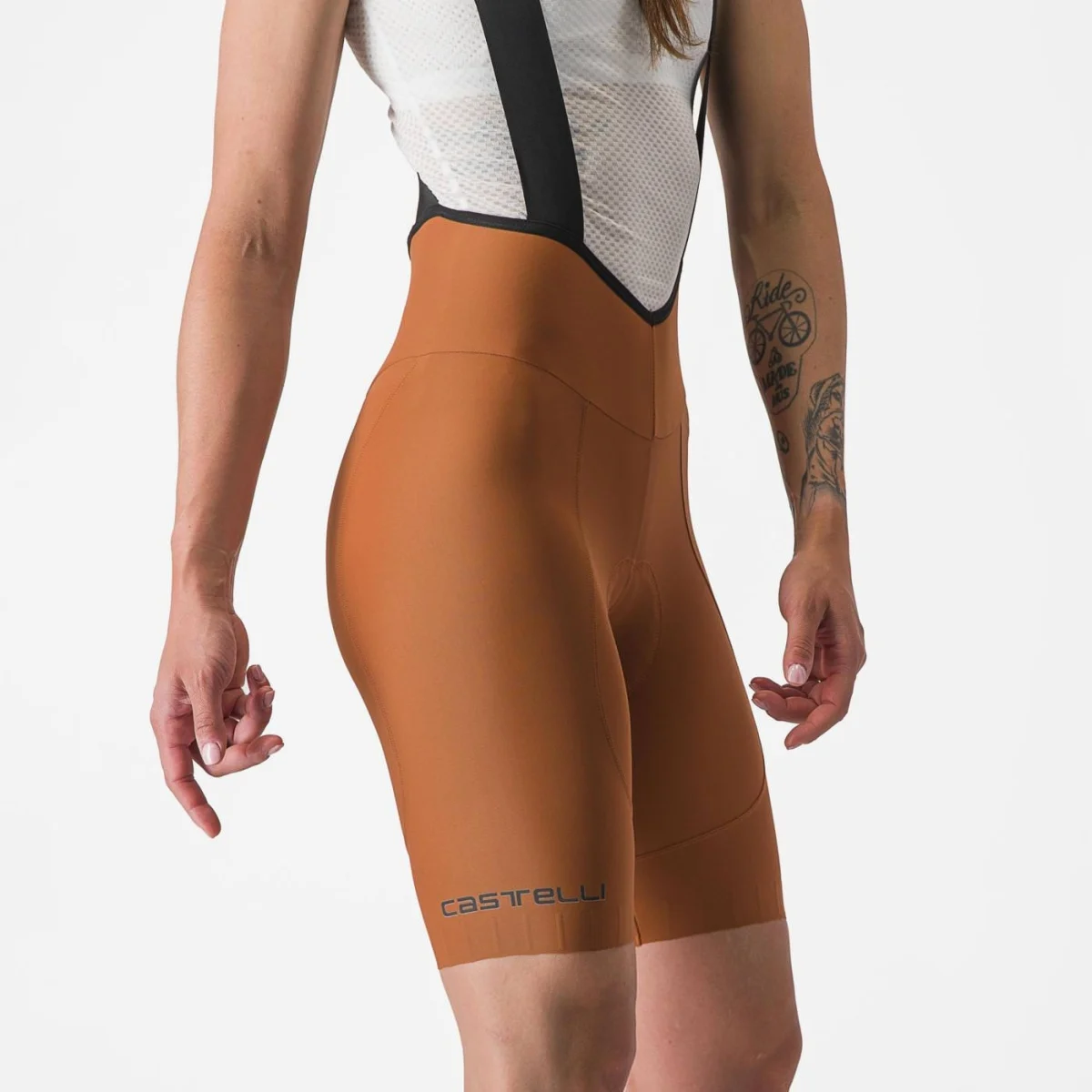 Castelli Espresso W DT Bibshorts til Kvinder i Mocha