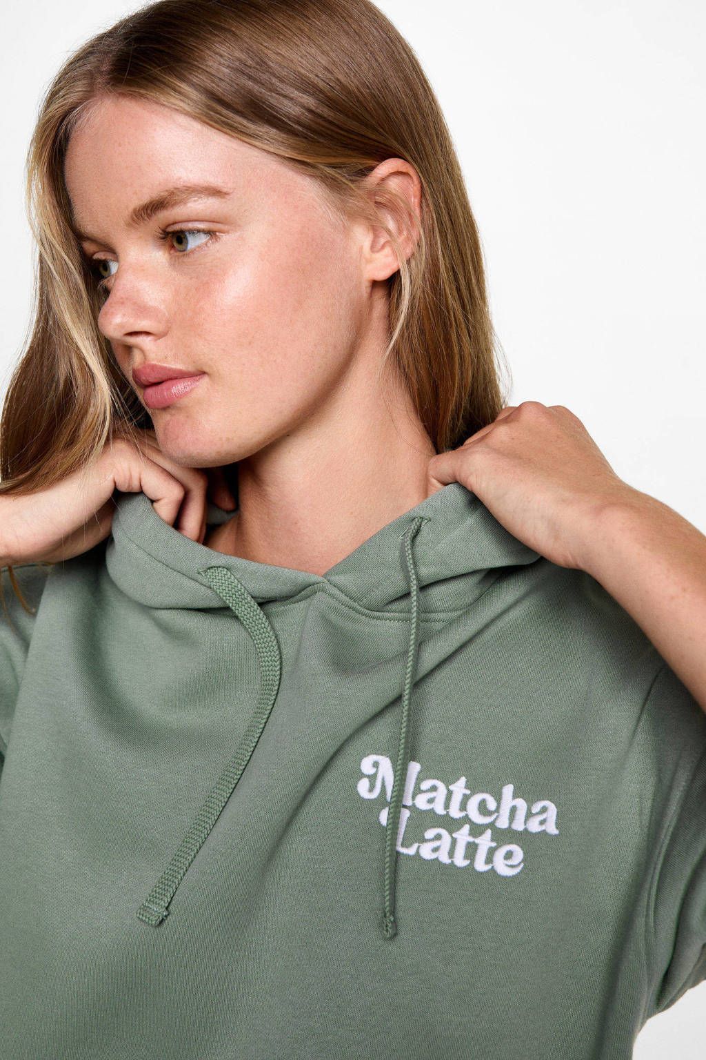 MANGO TEEN hoodie groen