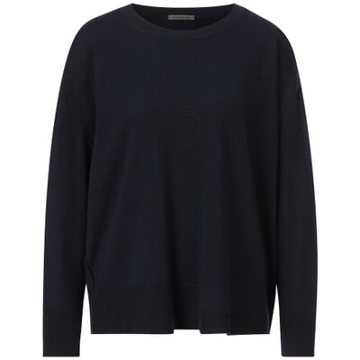 Damenpullover Oversize, Dunkelblau