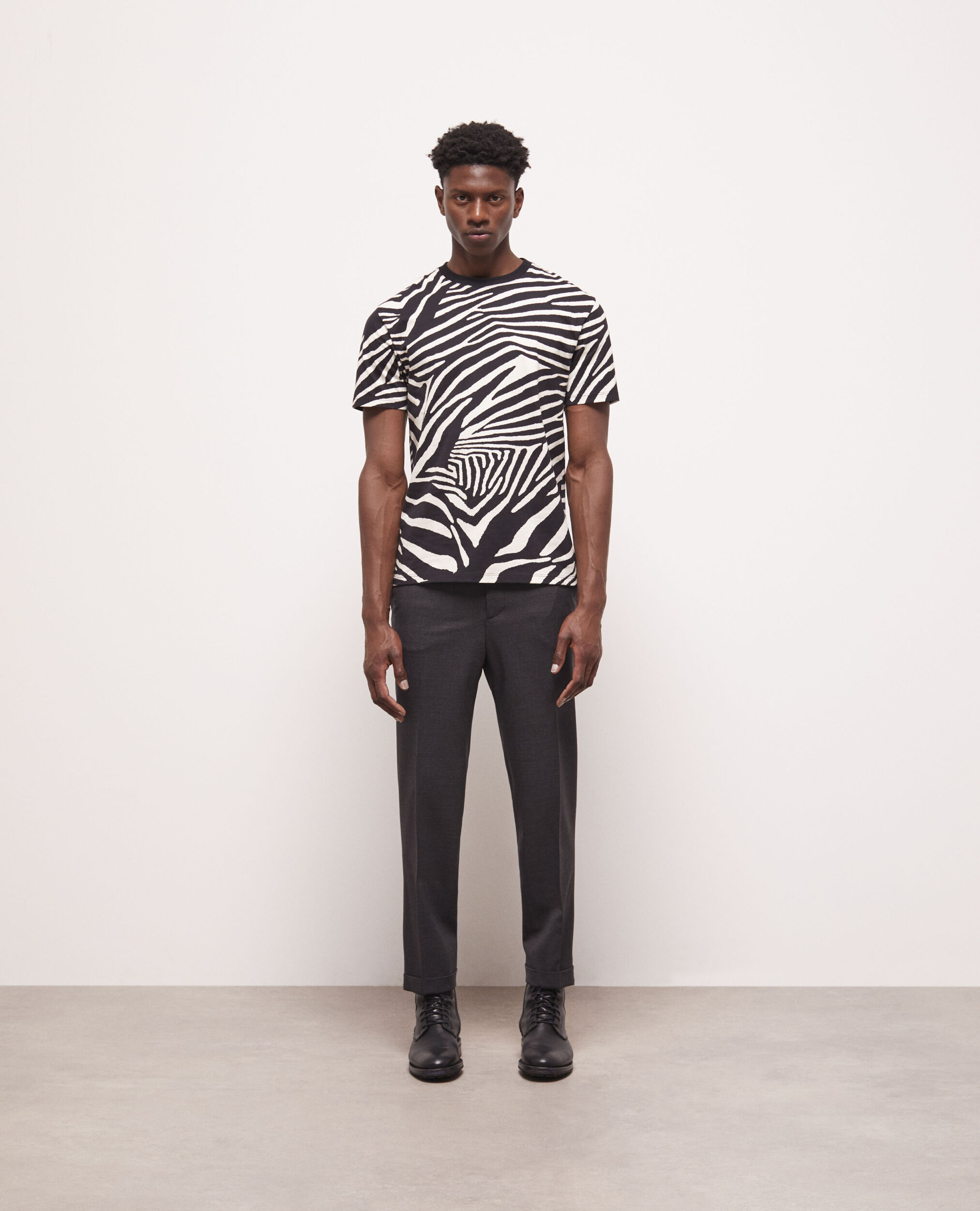 T-shirt imprimé zèbre