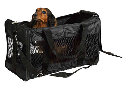 Trixie honden reis draagtas Zwart 54X30X30 cm