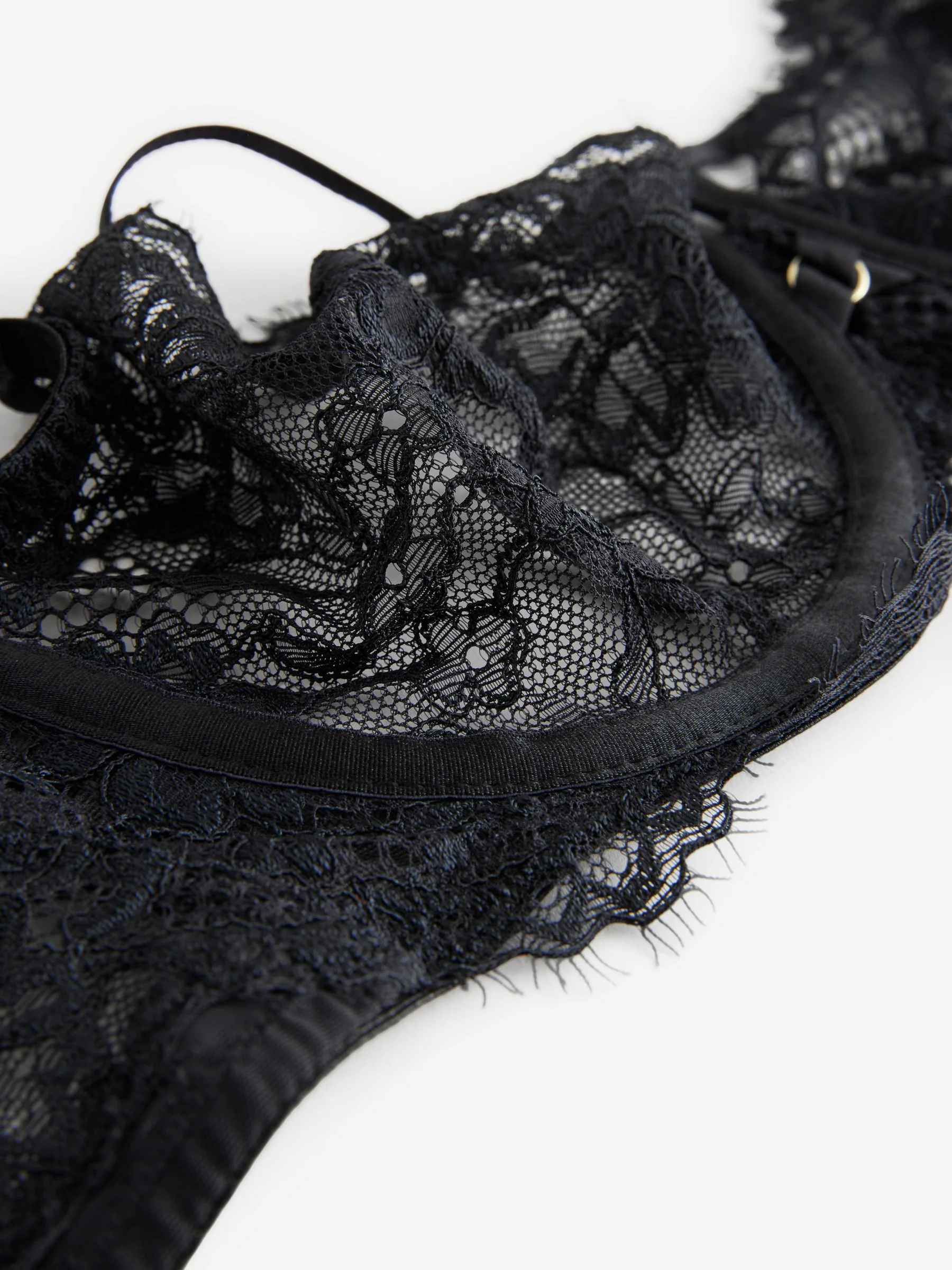 Zwart - A-E Lace Bra