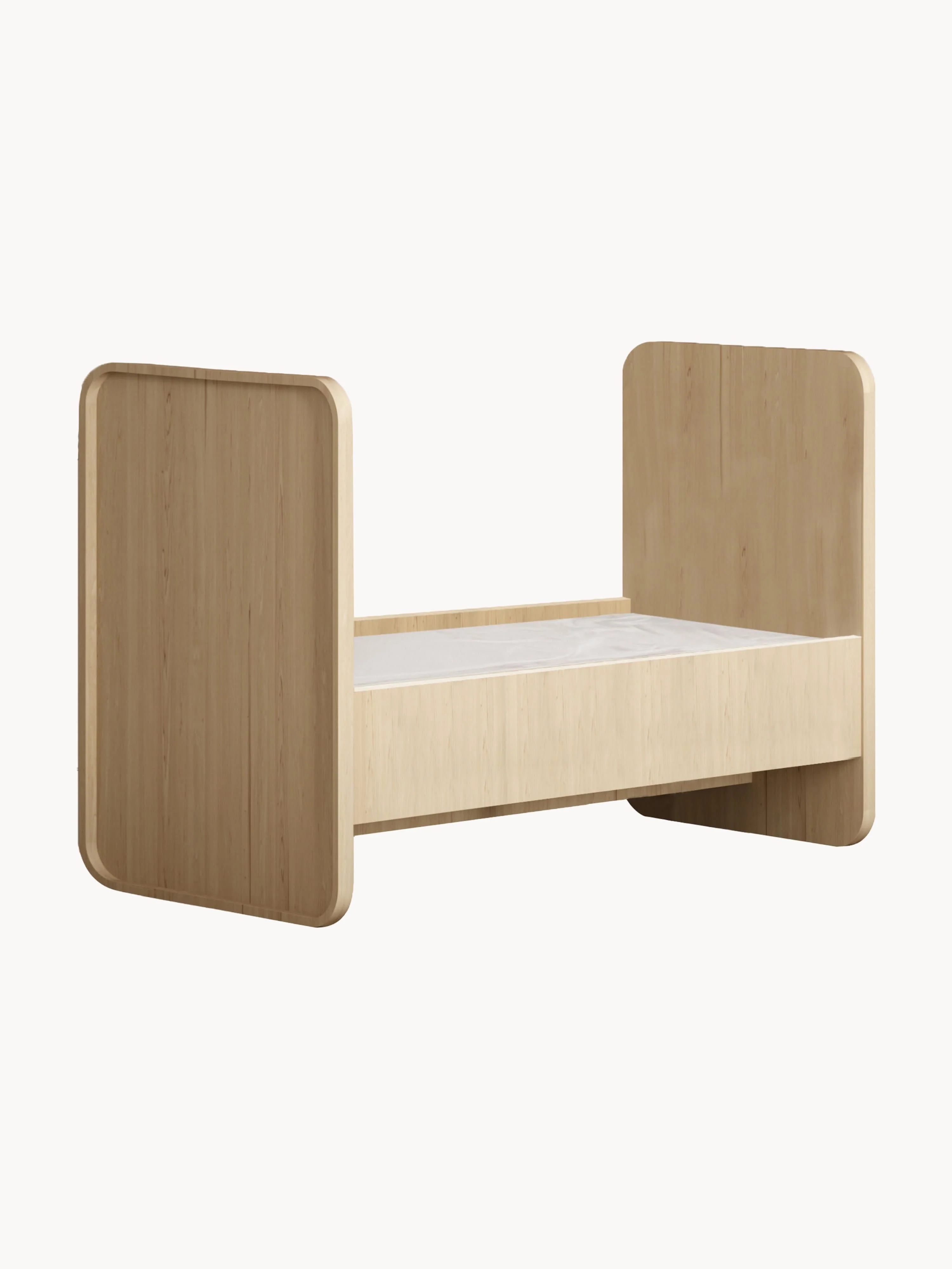 Babybedje met verlenging tot peuterbed, 70 x 120/160 cm