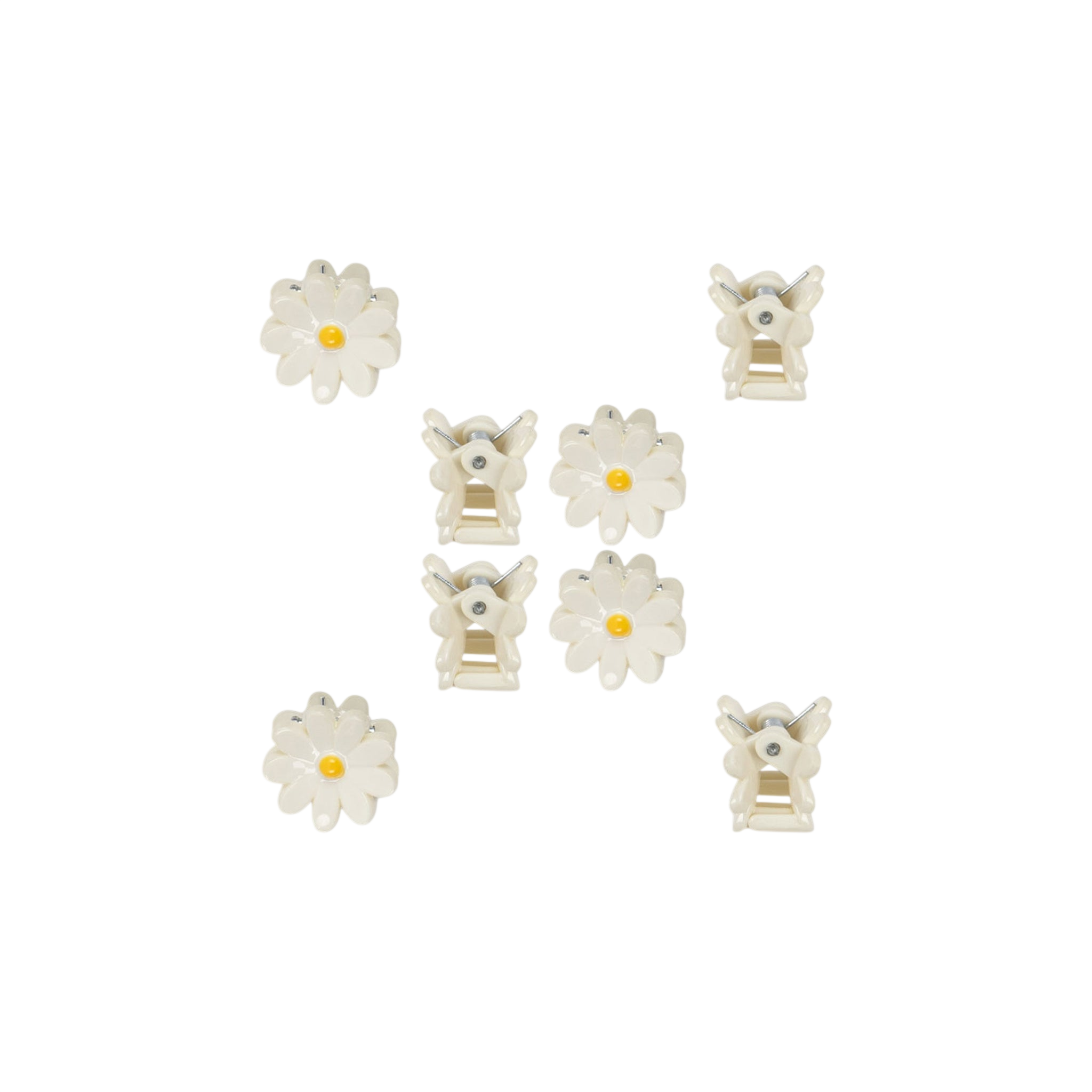 Haarklammern 8er Pack Antique White