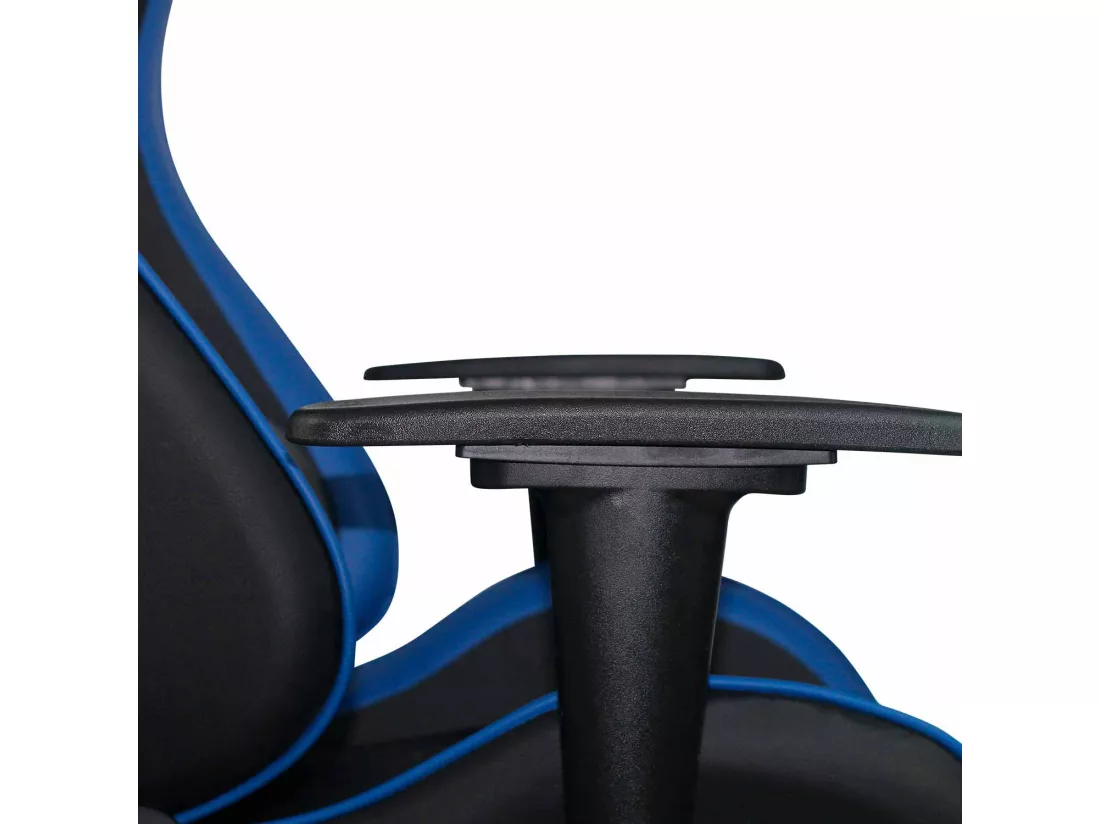 Chaise de jeu Titan 71x70,5x136cm noir/bleu Thinia Home