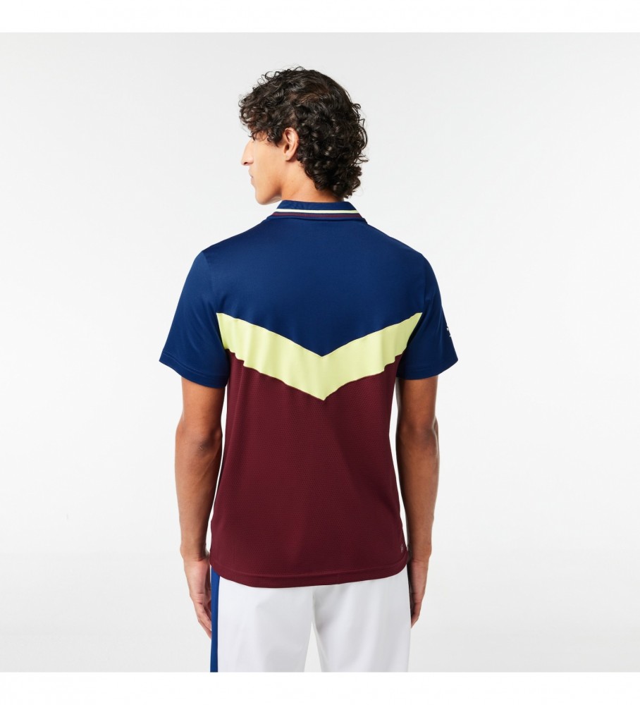 Lacoste Polo Tennis Daniil Medvedev slim fit multicolorido