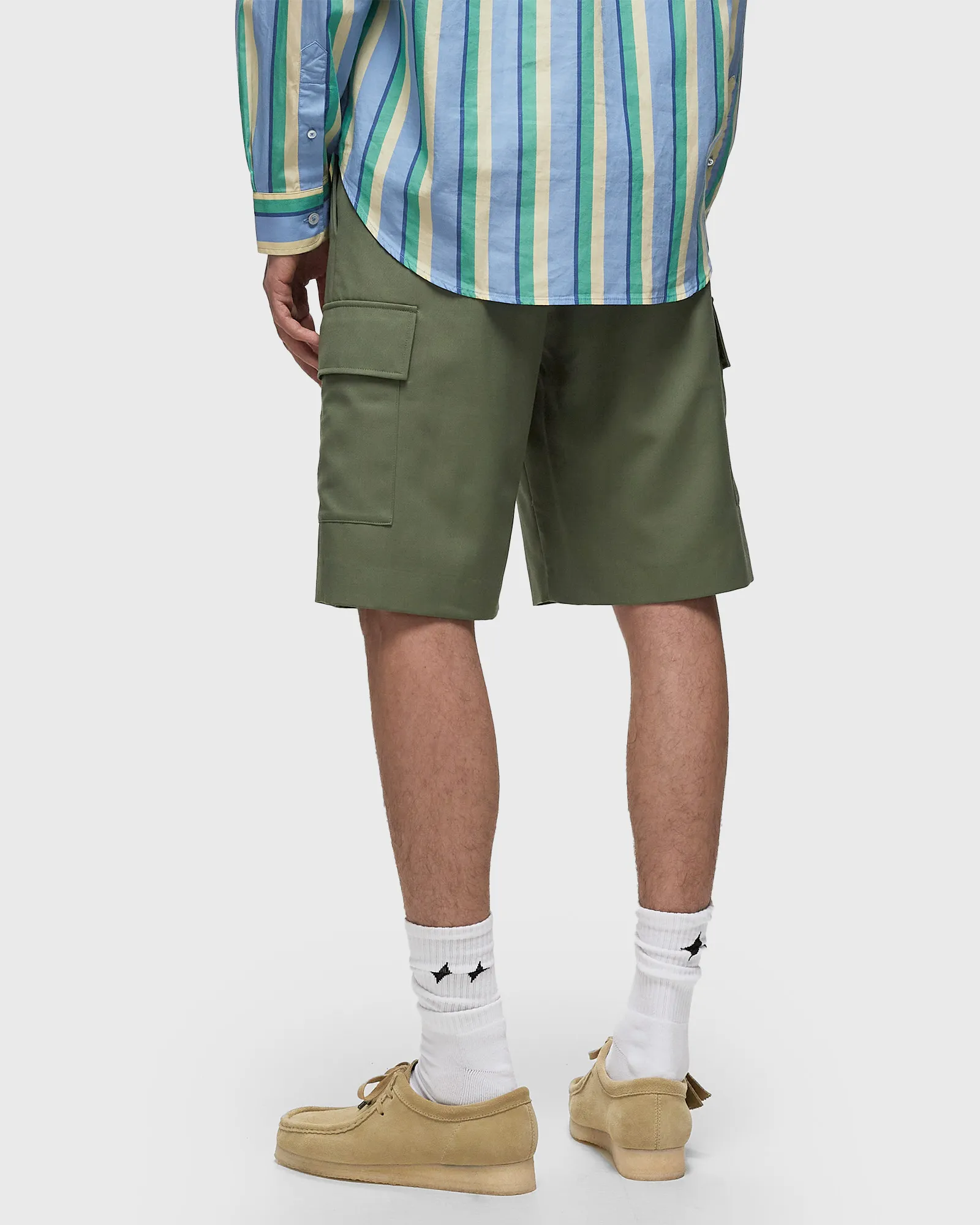 Shorts cargo engraçados do Sr. Wool