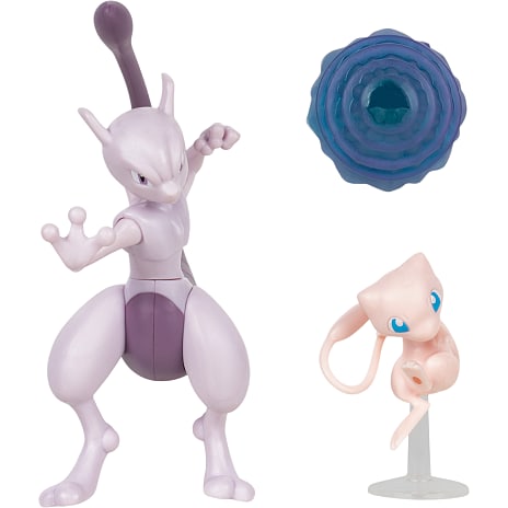 Pokémon Mewtwo og Mew figursæt 2-pak