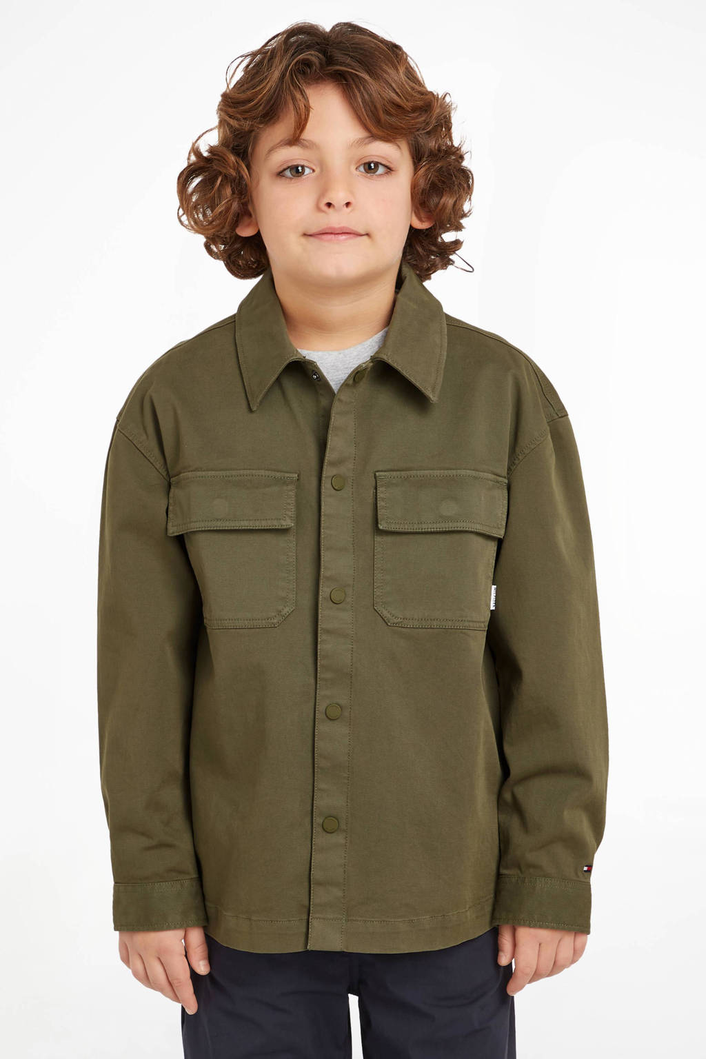 Tommy Hilfiger overhemd legergroen