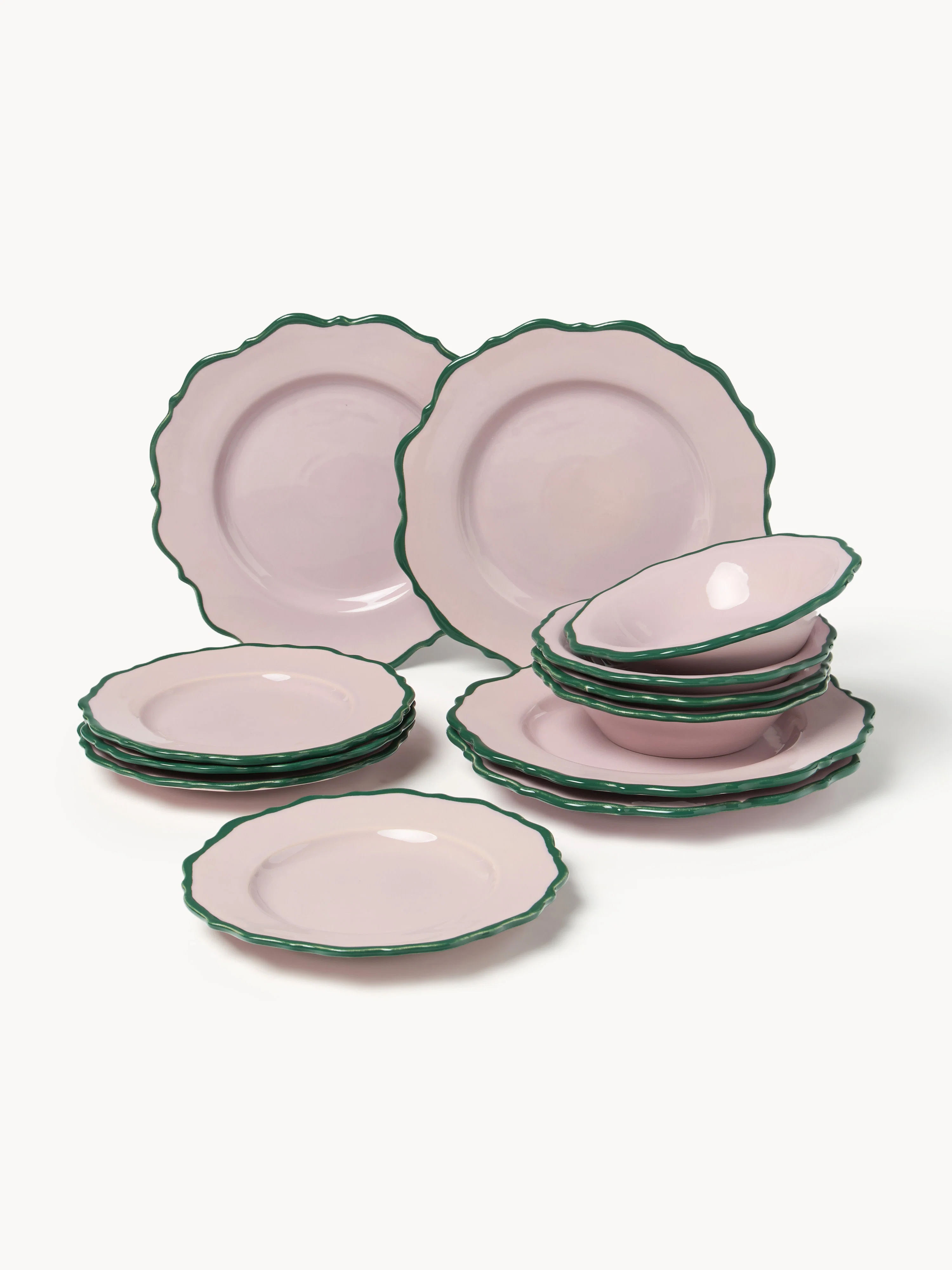Serviesset Crumble, 4 personen (12-delig)