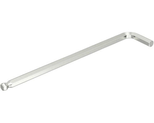 INBUS® 71529 Haakse schroevendraaier (extra lang) 5 mm, met kogelkop — Gemaakt in Duitsland