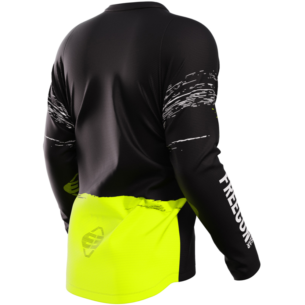 Freegun - Maillot enfant Devo Kid Shade Noir / Jaune