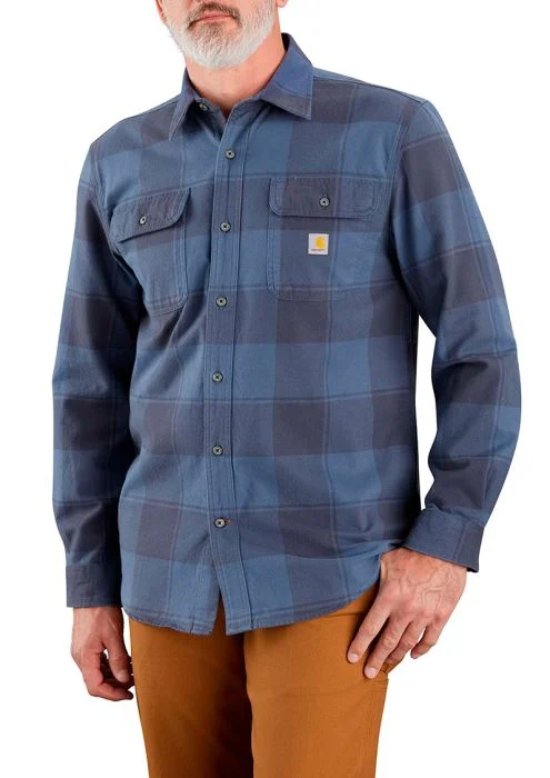Flannel L/S Plaid Shirt Heavyweight Men herreskjorte