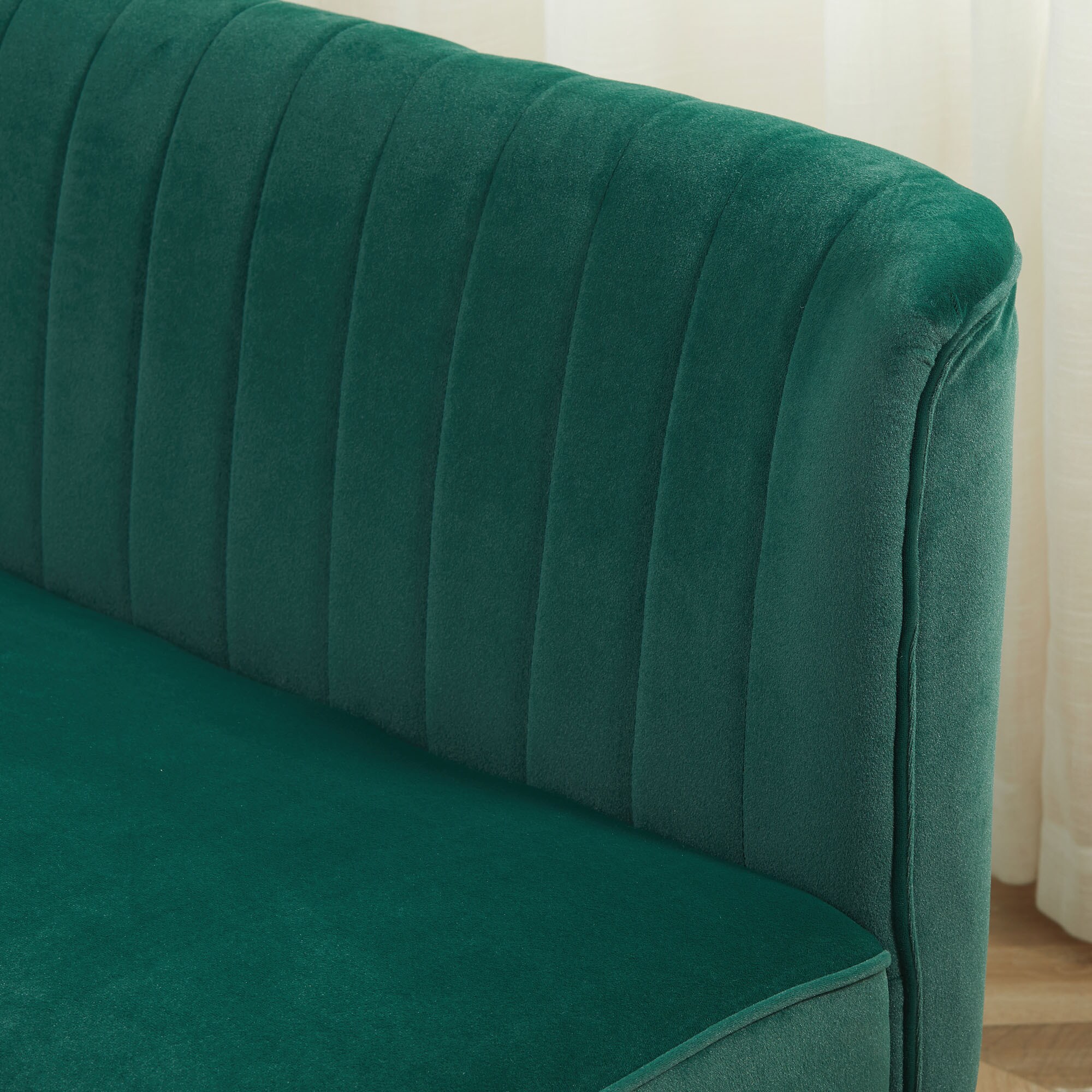 HOMCOM 2 Sitzer mit weicher Polsterung 117 x 56,5 x 77 cm (BxTxH)