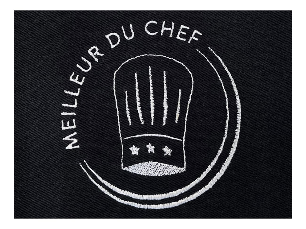 Broderie personnalisée - Broderie seule - Meilleur du Chef