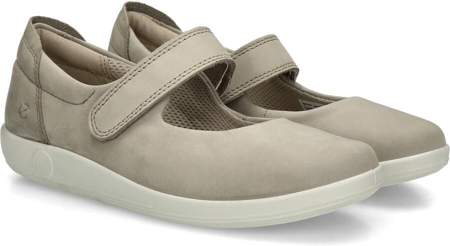 ECCO Soft 2.0 Mary-Jane beige Synthetisch Dames