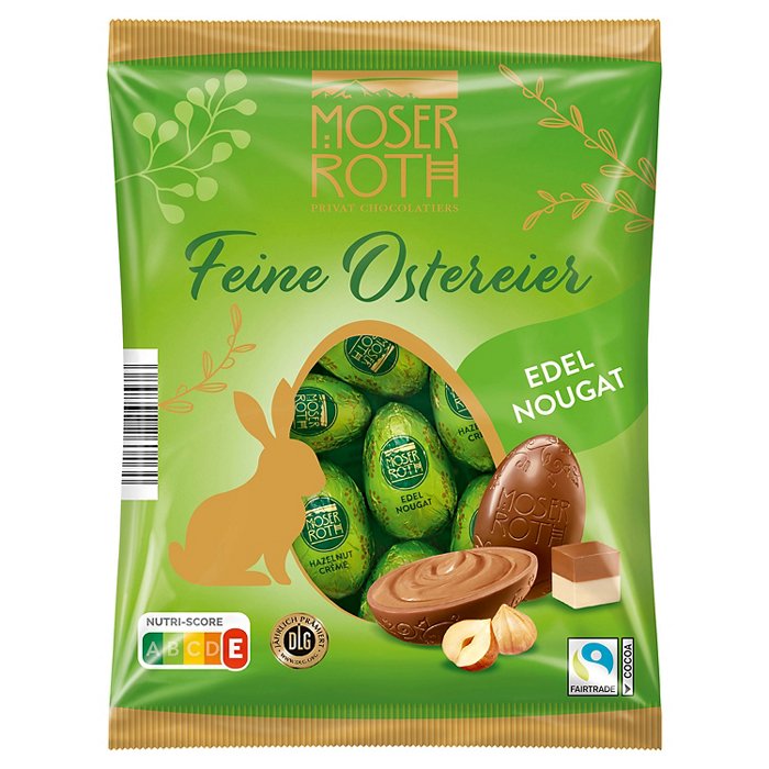 MOSER ROTH Premium-Ostereier 150 g, Edel-Nougat