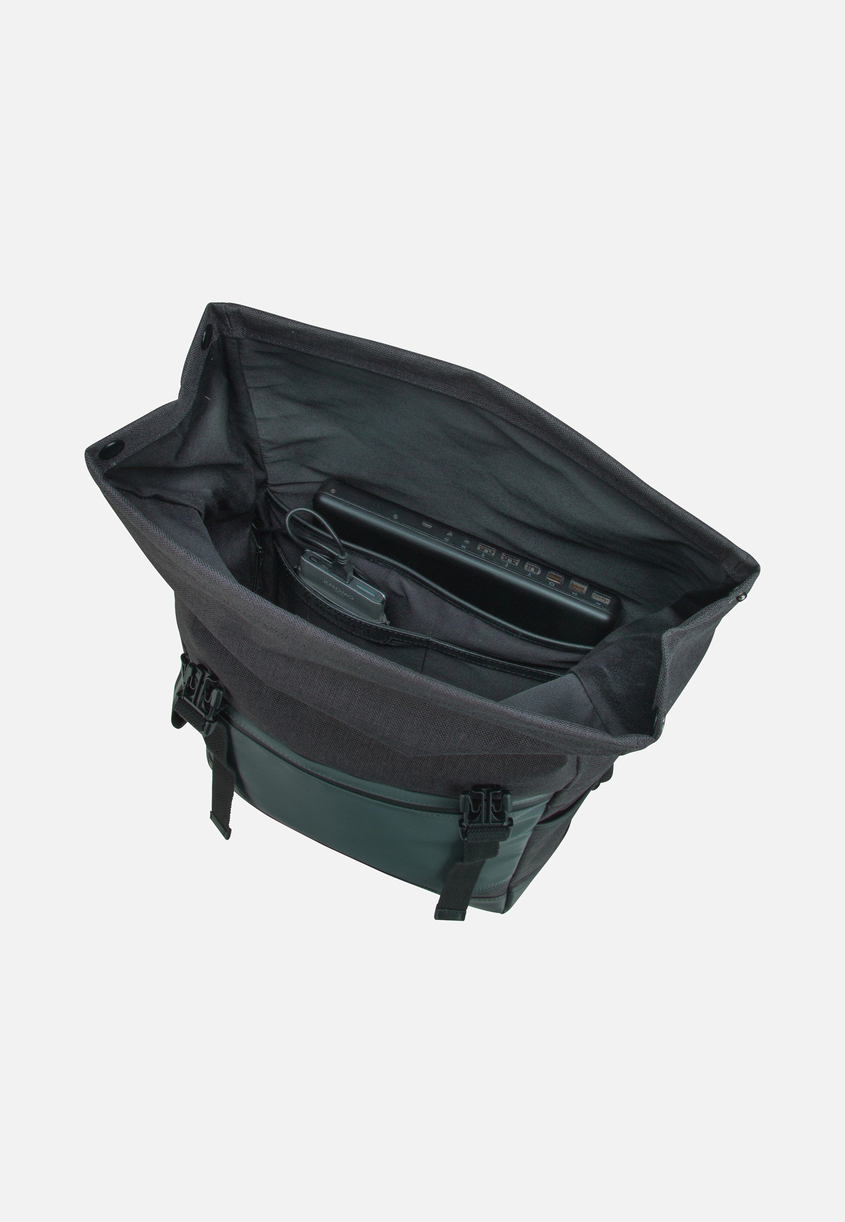 Speed 2393 Schwarz - Rolltop Rucksack