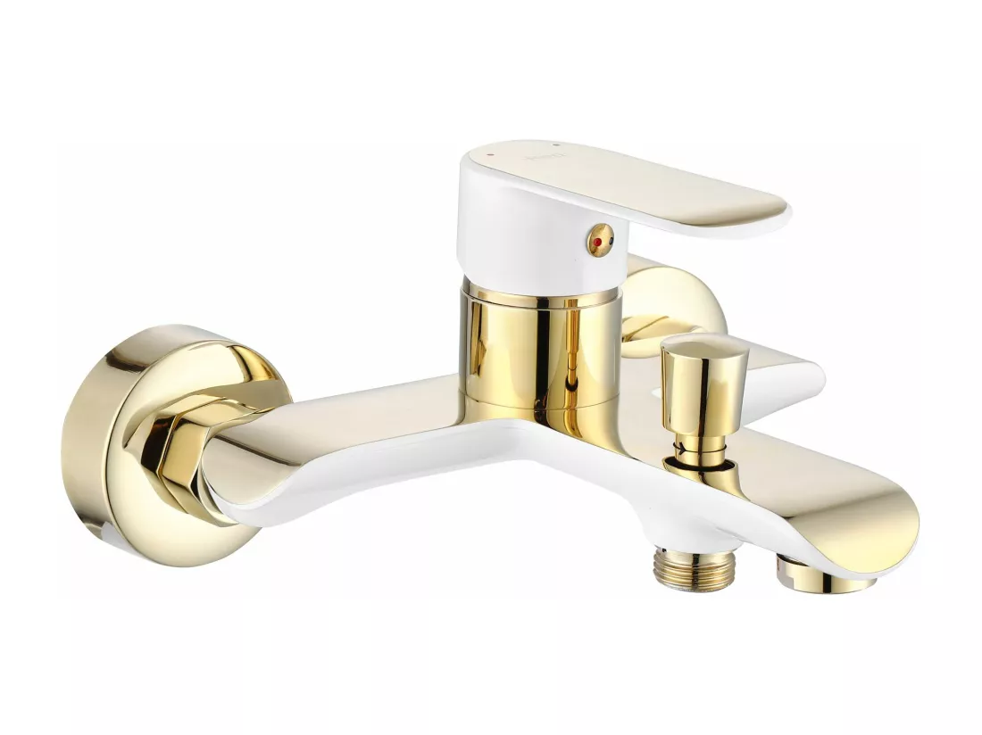 Robinet De Baignoire Rea My1805-3Wg Bloom White/Gold