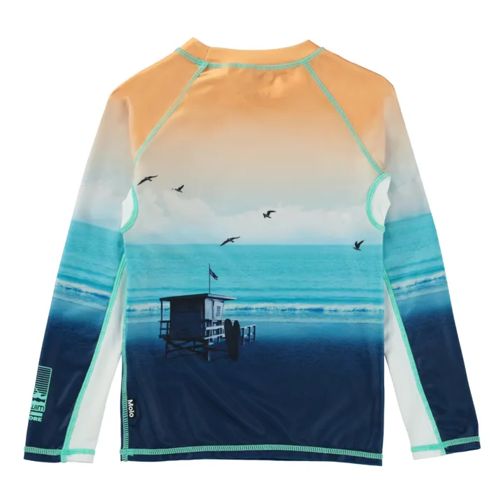 Molo T-Shirt Anti UV Polyester Recyclé Neptune LS | Bleu marine